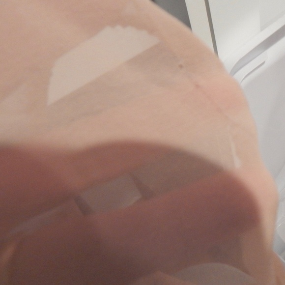 Studio M Blush and Black Short Sleeve Blouse Sz XL - Picture 4 of 4